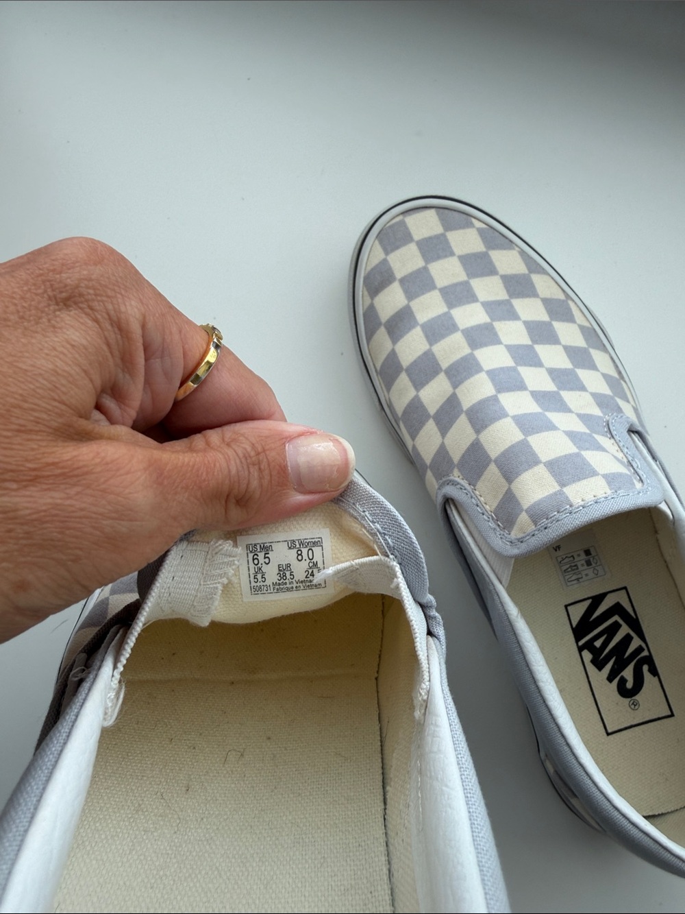 Vans Slip-On Checkerboard Twin Gores - Picture 4 of 5